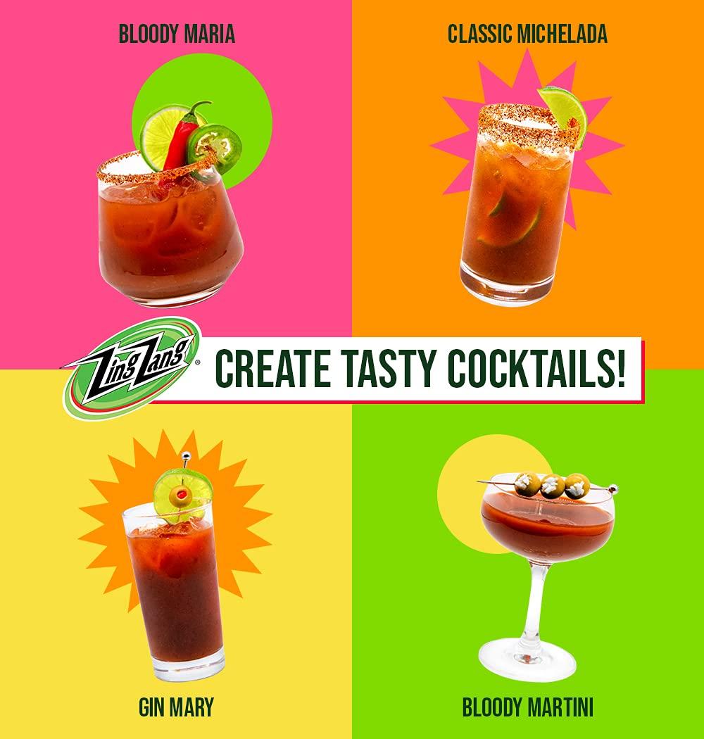 Zing Zang Bloody Mary Mix, Bold Tasting 7 Vegetable Juices and Spices
