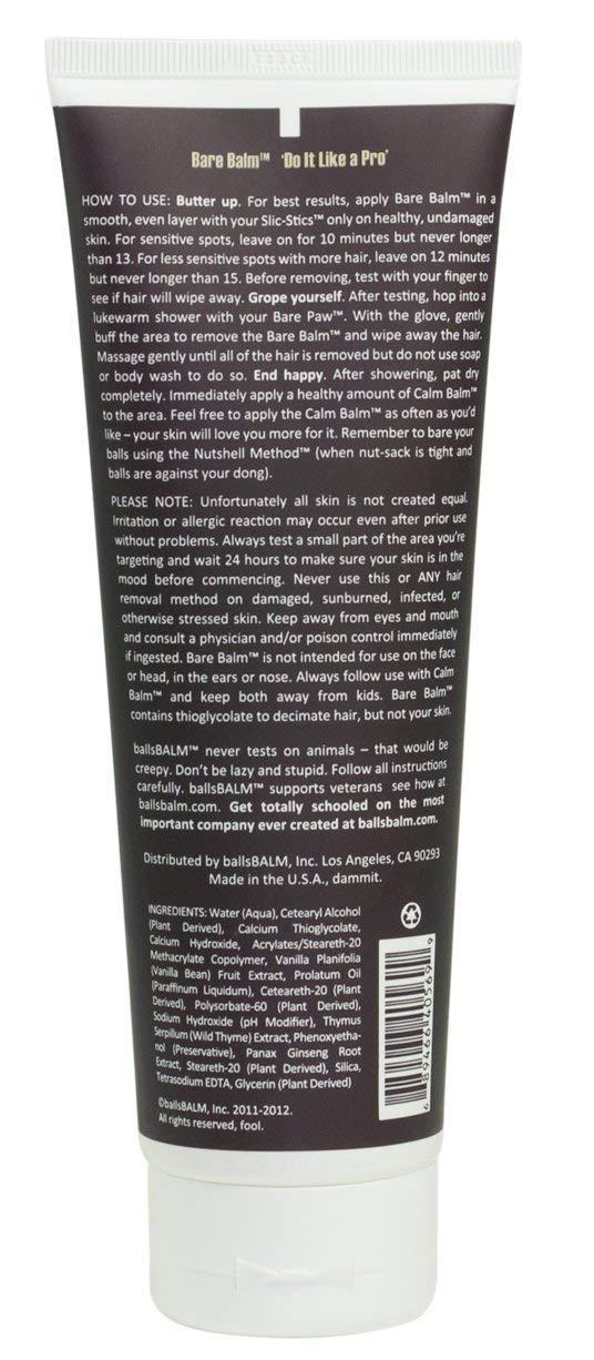 Bare Balm Body Hair Management Cream (Professional's Choice Big
