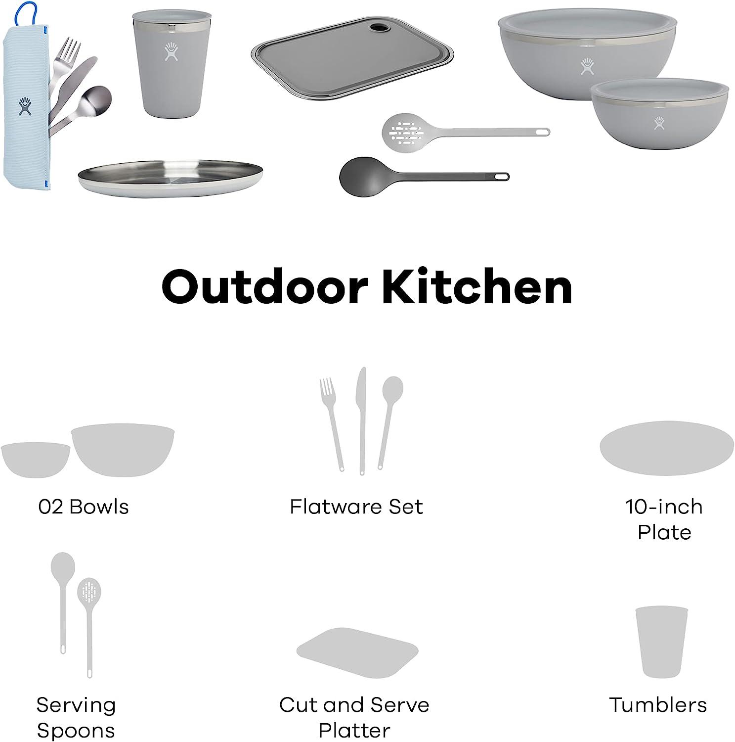 Durable Outdoor Dinnerware : Hydro Flask Outdoor Kitchen