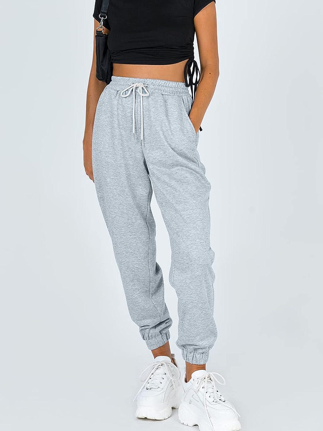 AUTOMET Baggy Sweatpants for Women with Pockets-Lounge Womens