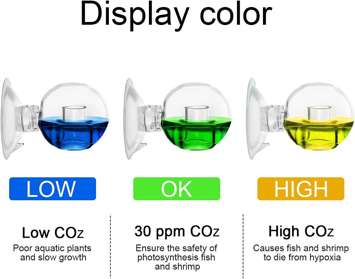 Test CO2 Per Acquario - 2 Pezzi, Con Ventsua, Per Acquari Piantati - Foto 9