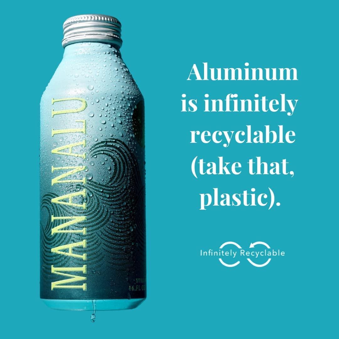 Mananalu Pure Water I Purified Water with Electrolytes 16 oz