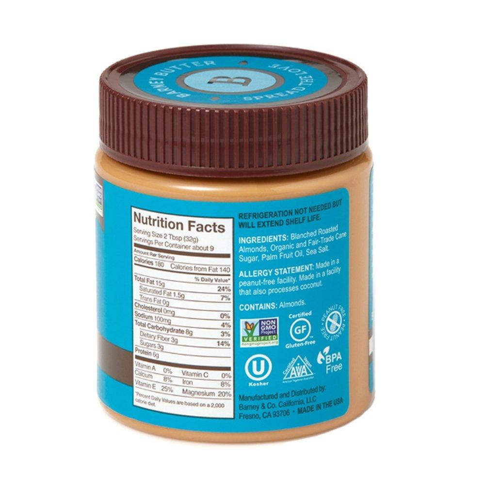 Barney Butter Almond Butter, Smooth, 10 Ounce (Pack of 3)