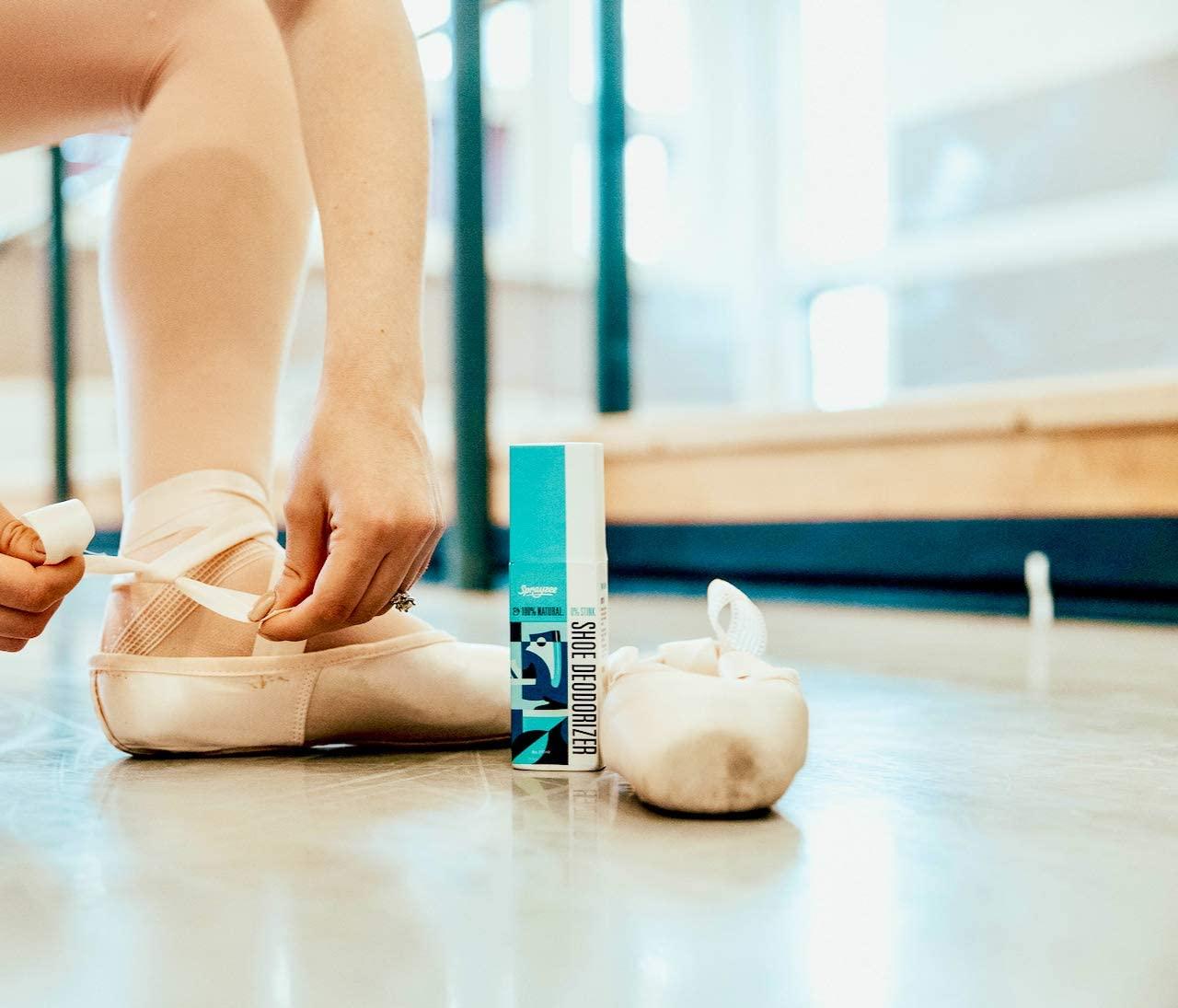 Natural Shoe Deodorizer Spray for Foot Odor & Sport Gear INSTANT Shoe