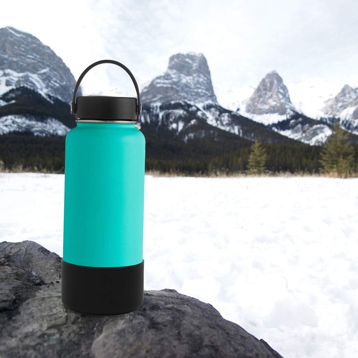 Flaskars Silicone Boot Sleeve for Hydroflask/Stanley Water Bottles - Black  | Buy Now with Express International Delivery | GoSupps.com