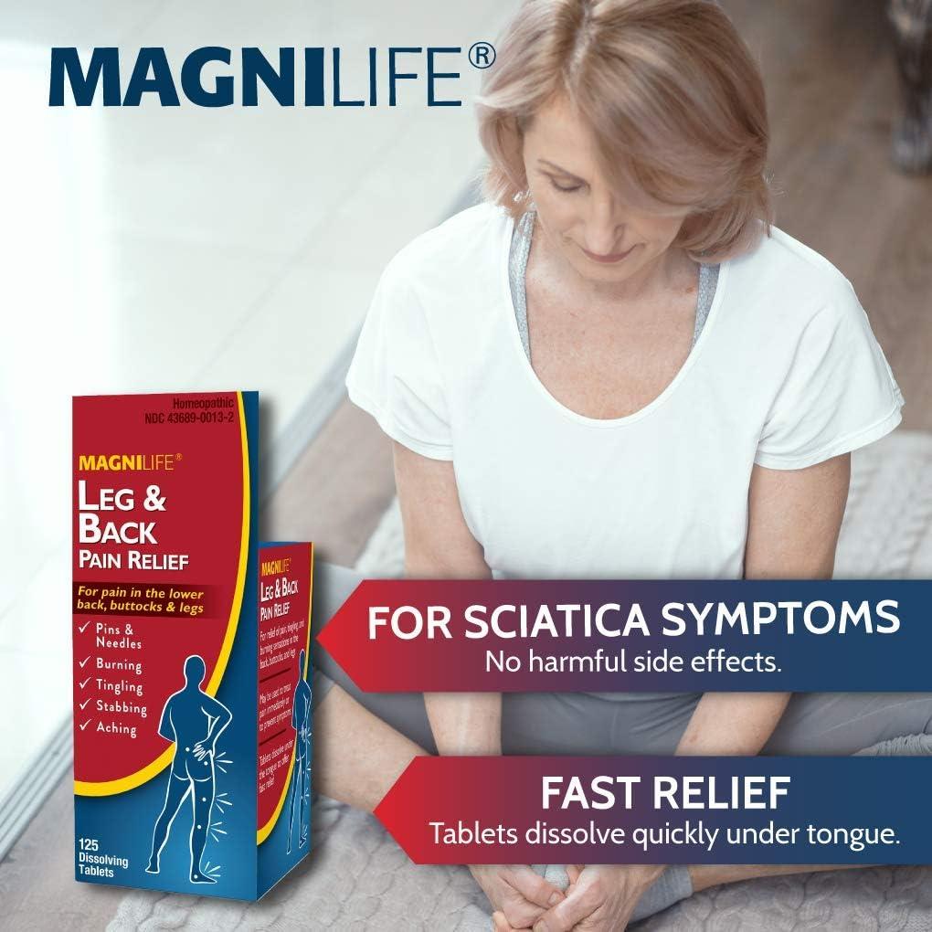 MagniLife Leg & Back Pain Relief, FastActing Sciatica Pain Relief