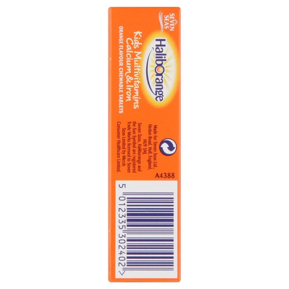 Haliborange Seven Seas Kids Multivitamins Calcium & Iron 30 Orange