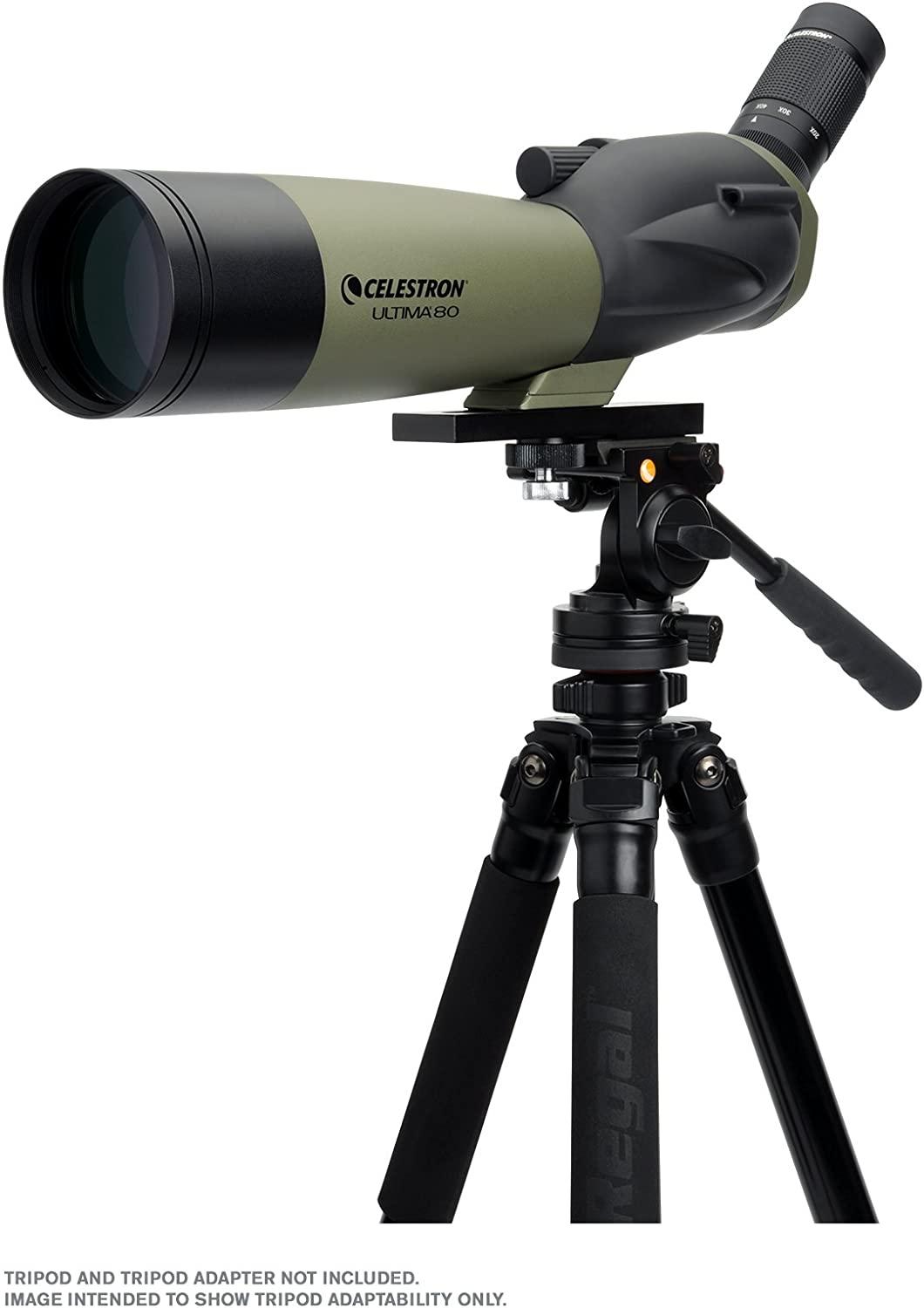 Celestron Ultima 80 Angled Spotting Scope 2060x Zoom Eyepiece Multi