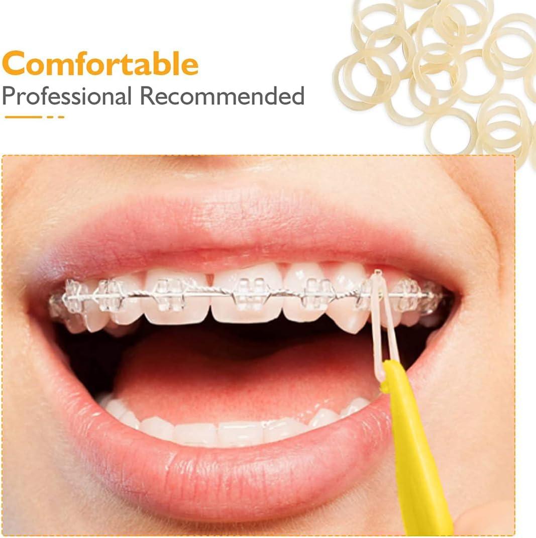 Ingjia Orthodontic Braces PCs 500 Elastic Rubber Bands for