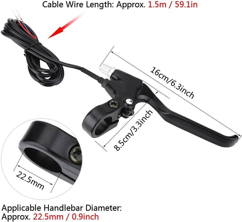 Bike Brakes Lever, Durable 2 Wires Left & Right EBike Bicycle Electric