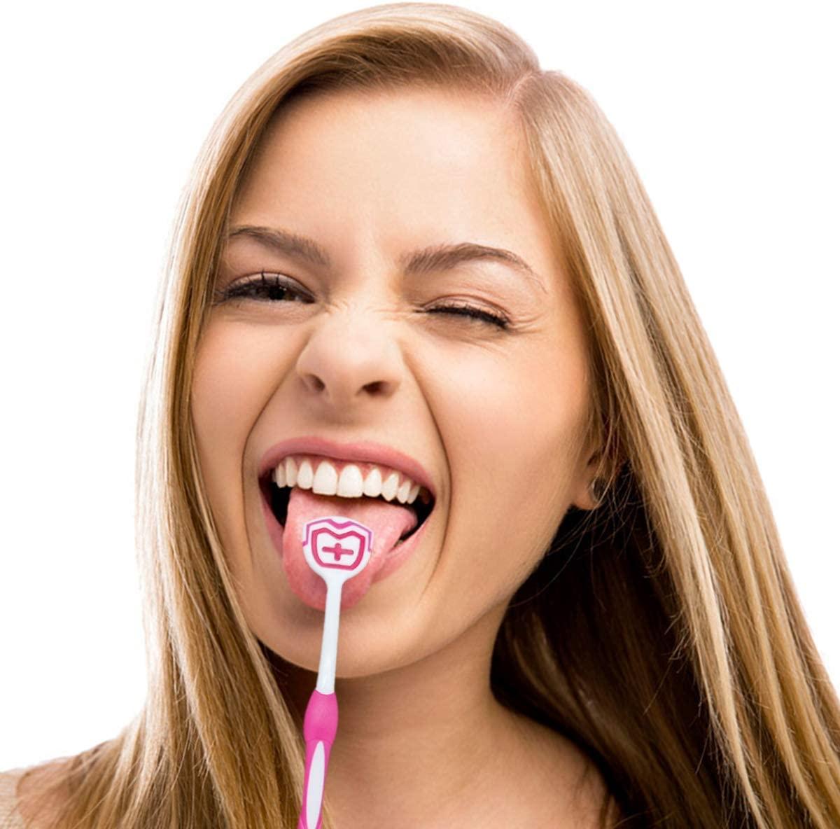 Tongue Brush, Tongue Scraper, Tongue Cleaner, Tongue Scraper Brush