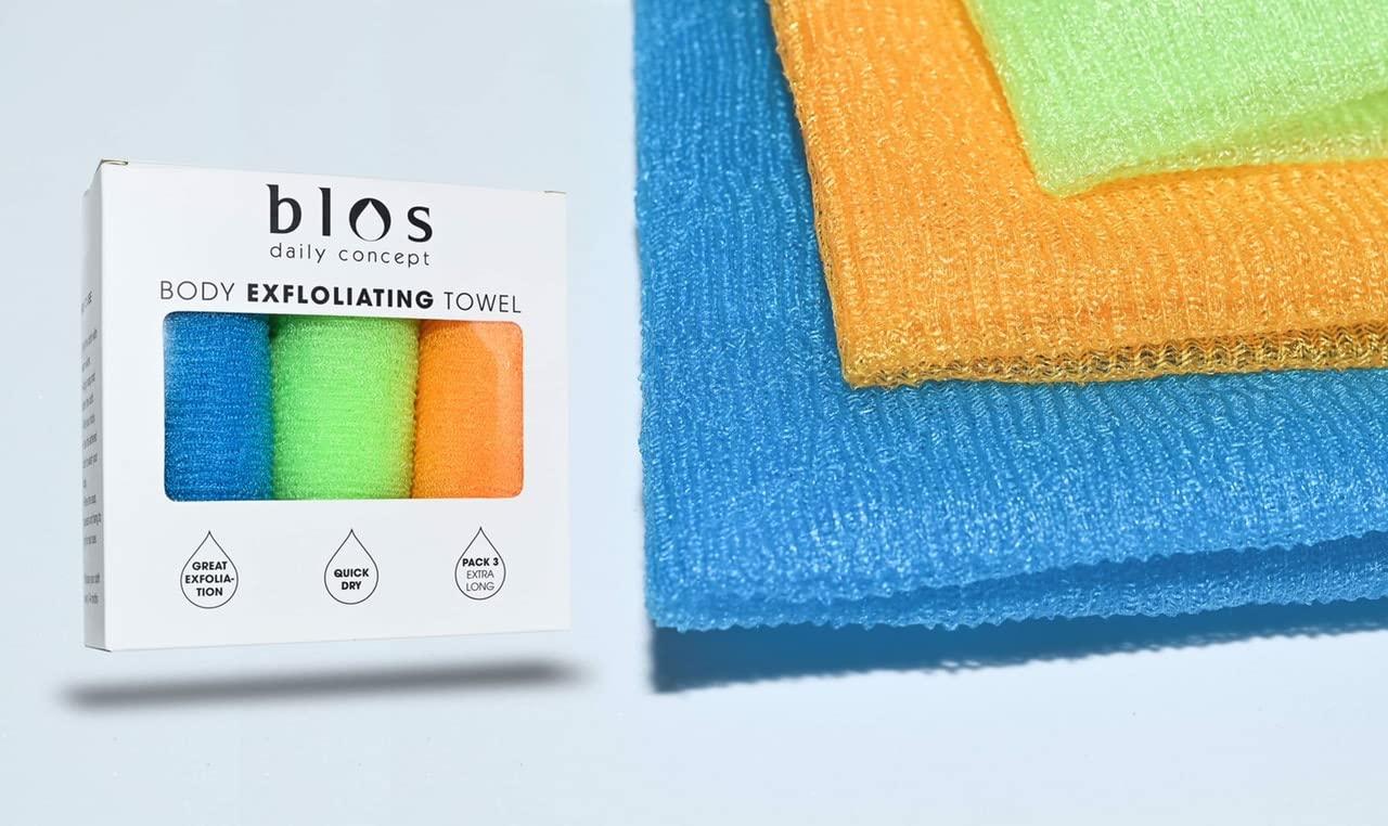 Blos Body Exfoliating Towels for Use in shower
