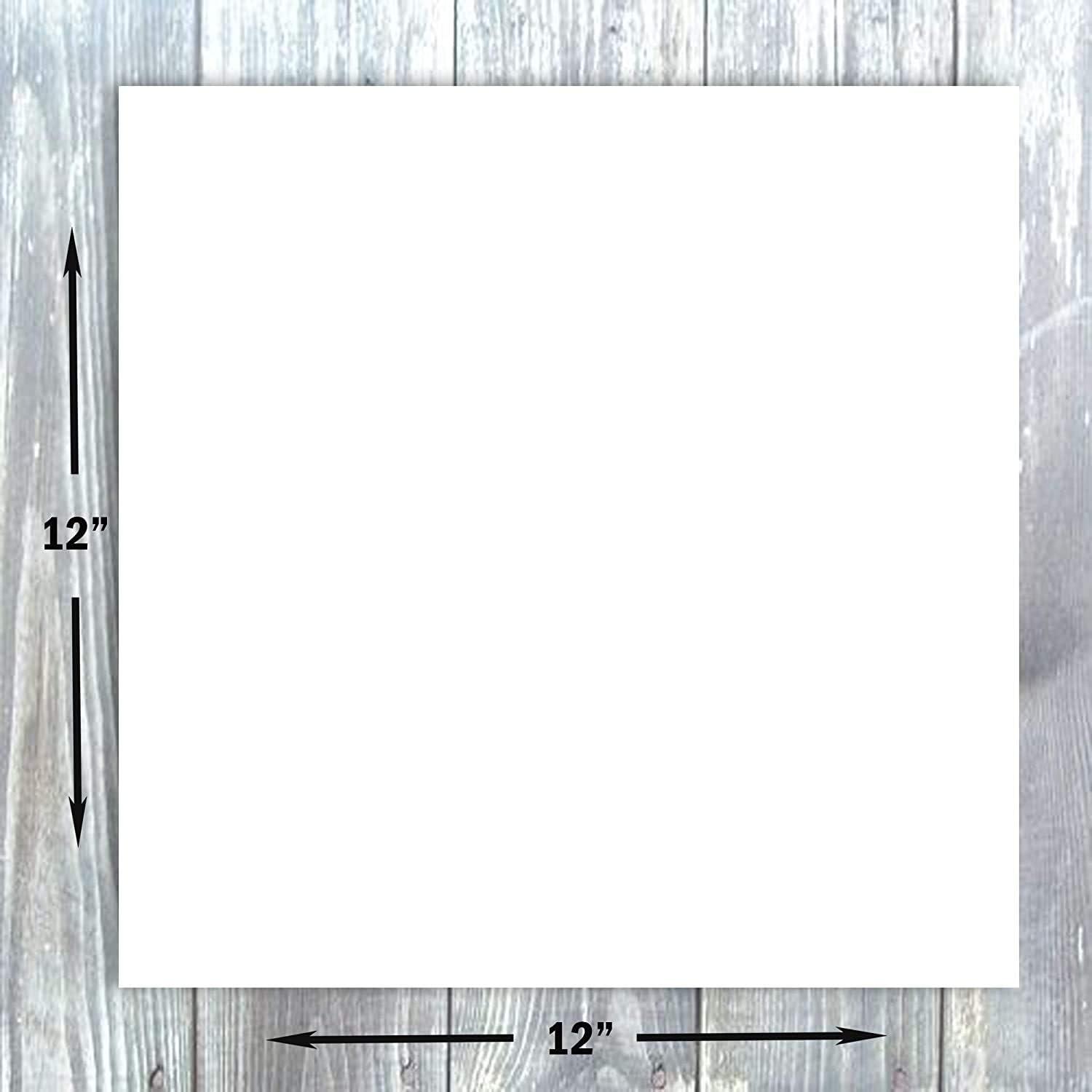Hamilco White Cardstock Scrapbook Paper 12x12 Heavy Weight 100 lb Cover Card  stock 25 Pack