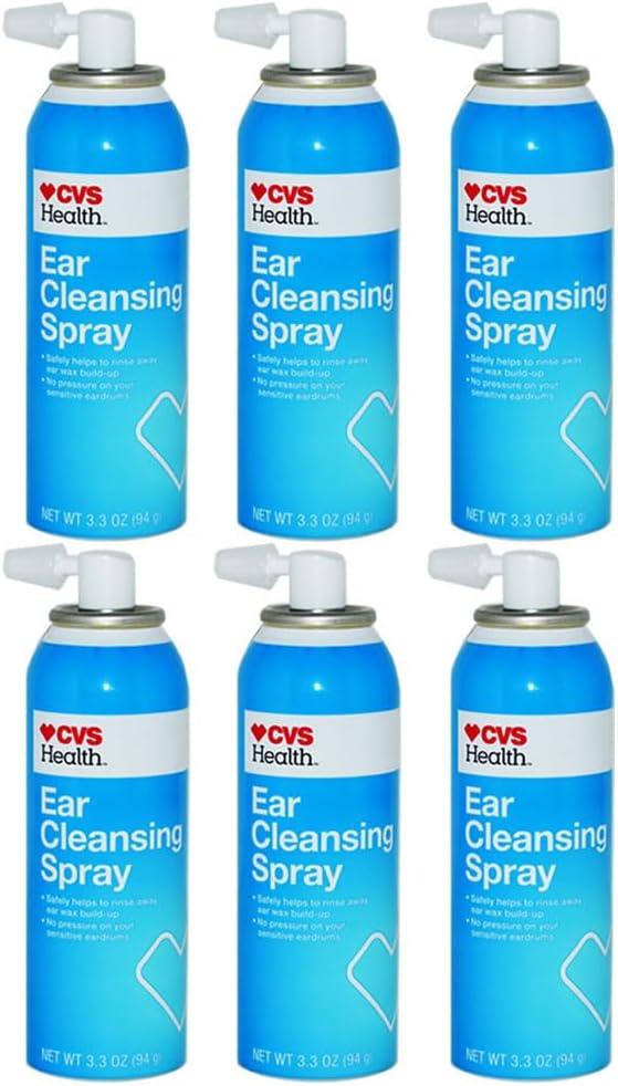 6 X Ear Irrigation Rinse Cleansing Spray Earwax Wax Removal Solution