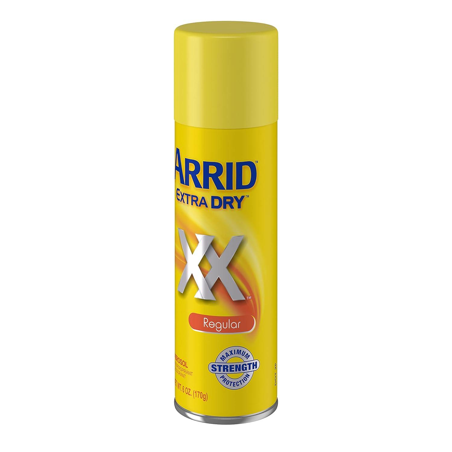Arrid Arrid Extra Dry Antiperspirant Deodorant Spray Regular (Pack of 3)