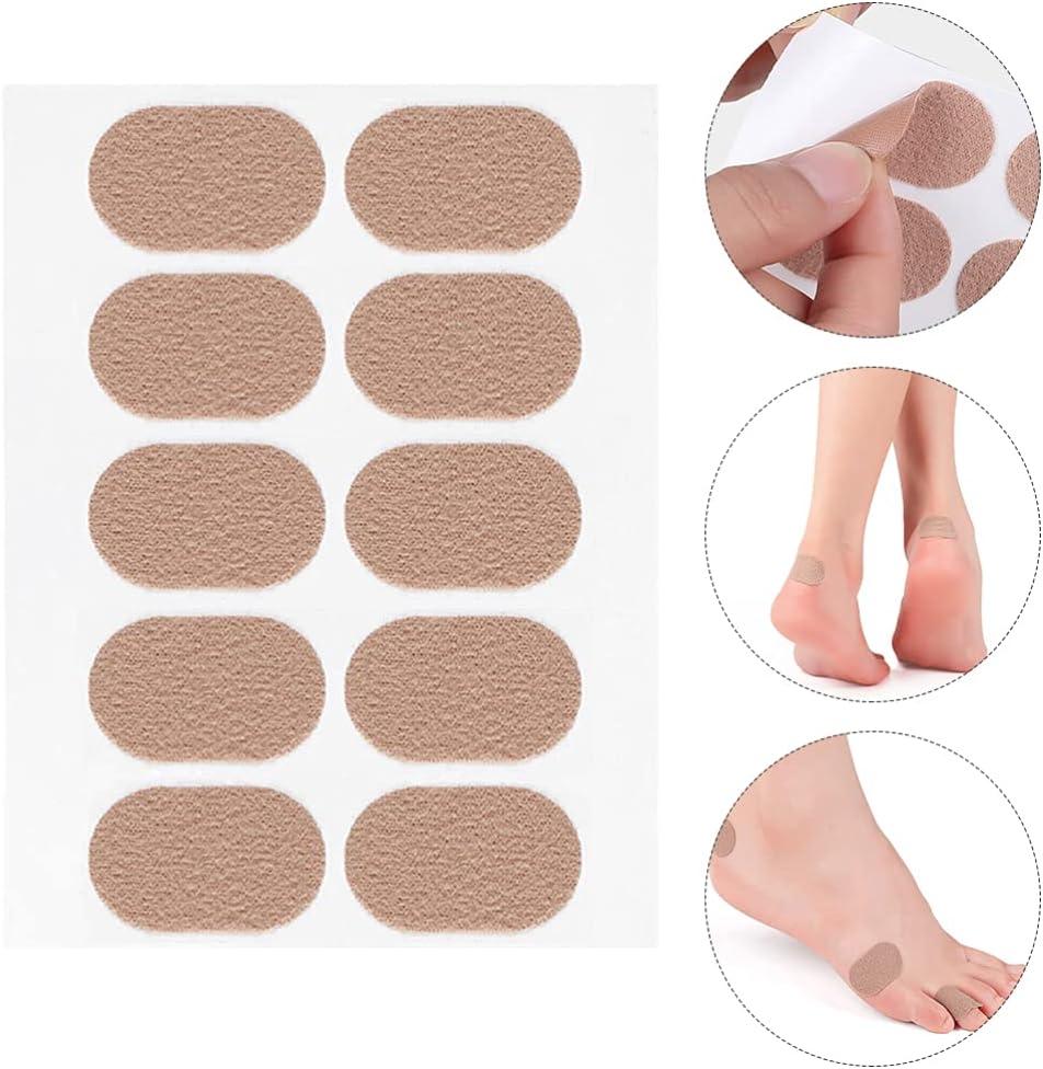 Beaupretty Moleskin Heel and Toe Tape Pads 10pcs Self-Stick
