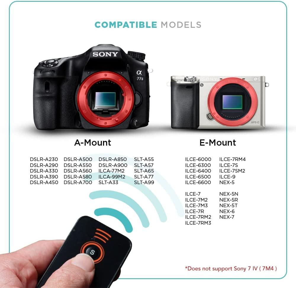 Sony A6500 A6300 Vs A7iii Foto&Tech IR Wireless Remote Control For