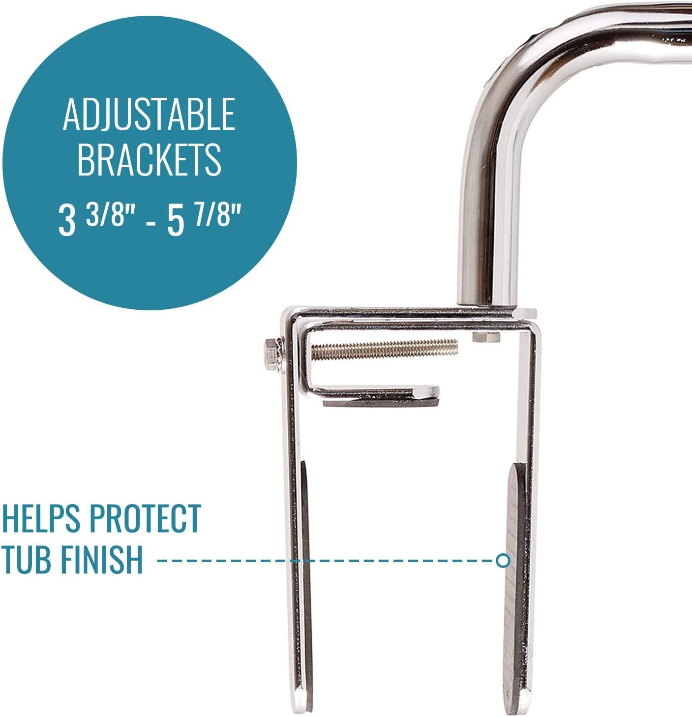 DMI Grab Bar Tub and Shower Handle, Bathtub Grab Bar, Safety Rail, For