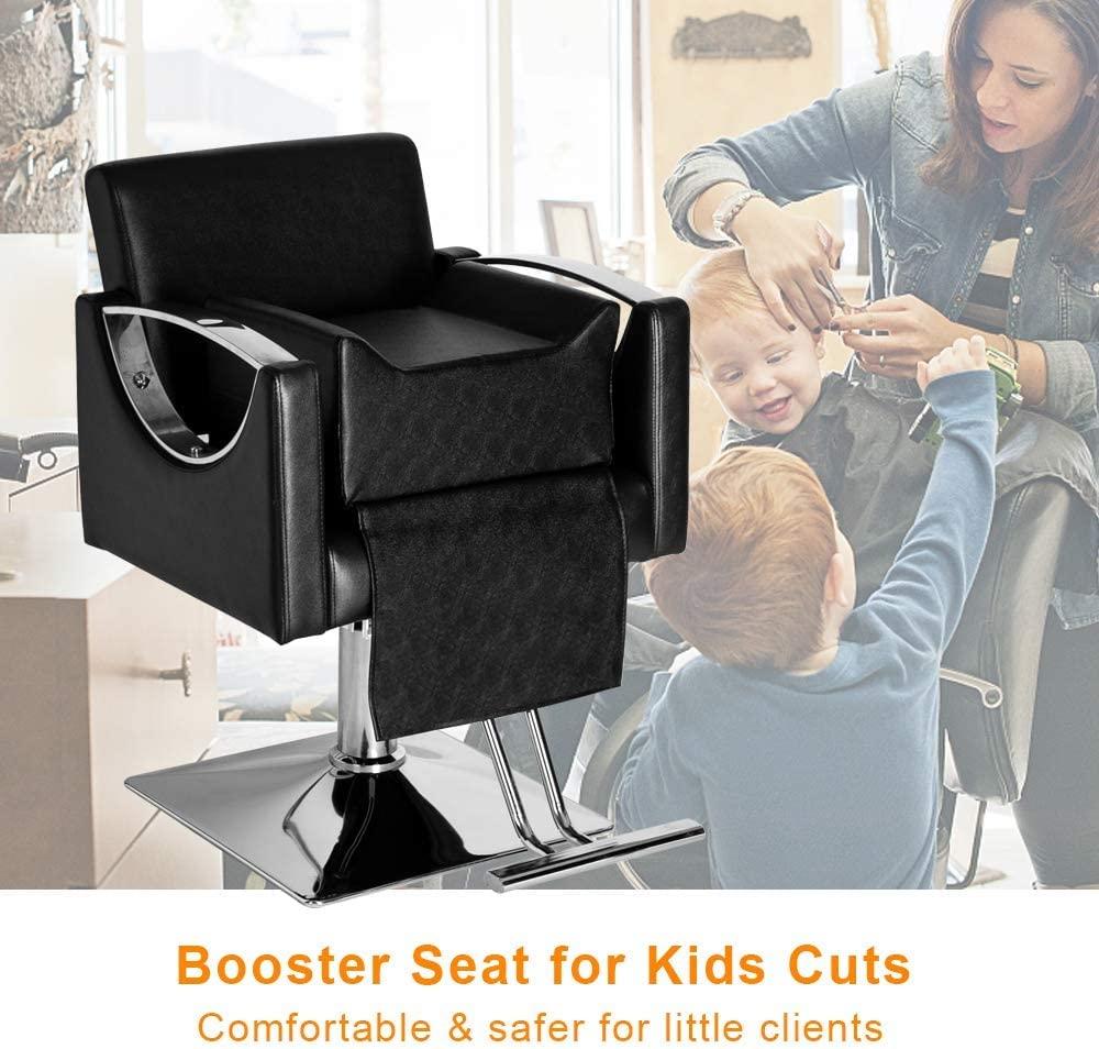 Mefeir Barber Booster Seat for Kids, Cushion for Styling Chair Child Hair  Cutting Salon Barber Shop Equipment, U Shape
