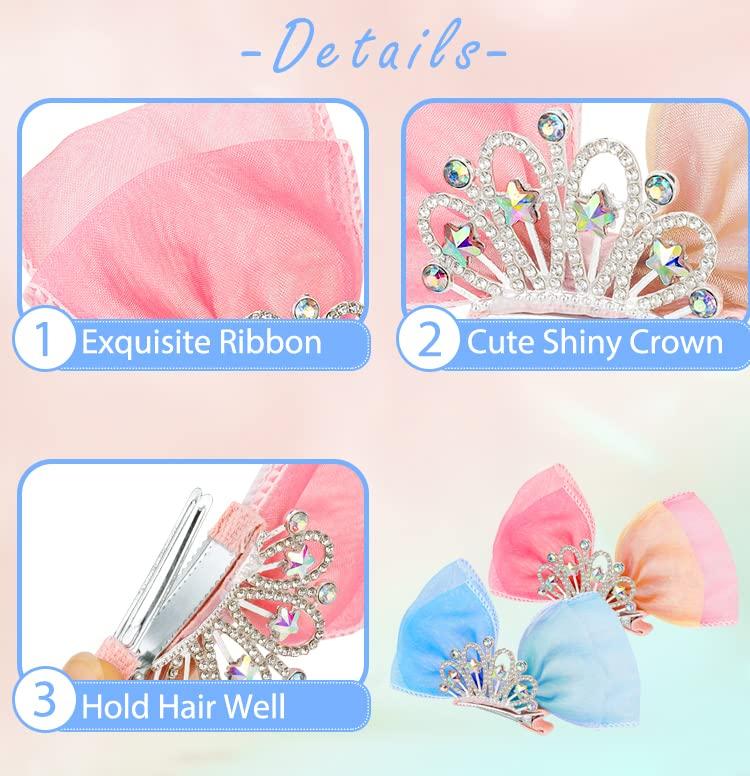  Bow Hair Clips for Girls Pink Hair Bow Barrettes for Little  Girls Cute Hair Accessories for Girls 2pcs Bowknot Hair Clip : Beauty &  Personal Care