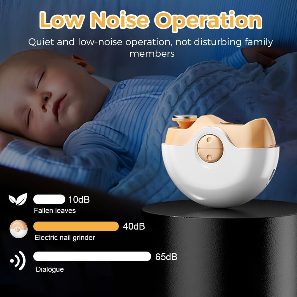 2-in-1 Cordless Electric Nail Clipper and Polisher Gentle Nail