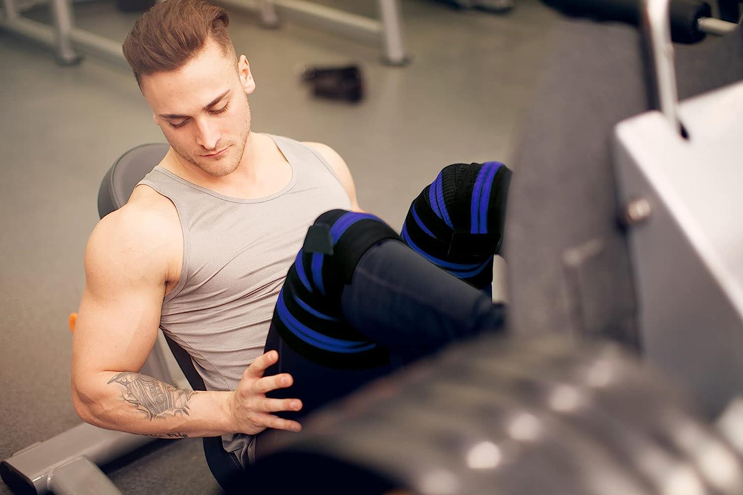 Verri Knee Wraps for Squats and Leg Press That Provide Protection and