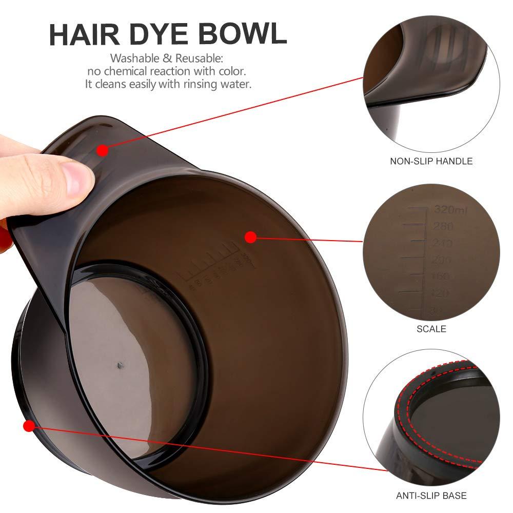 Hair Dye Brush and Bowl Set, YGDZ Hair Dye Kit Professional Salon Hair