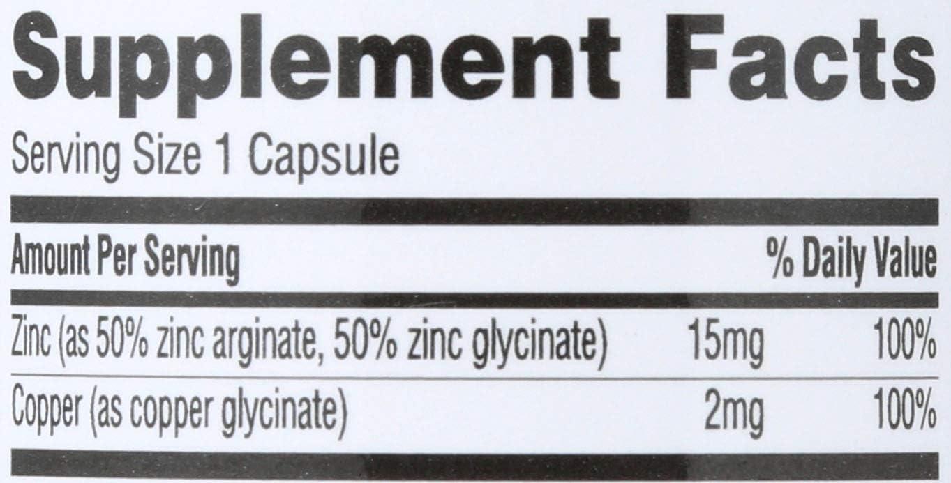 365 Everyday Value Chelated Zinc + Copper Supplement 120 ct Buy Online