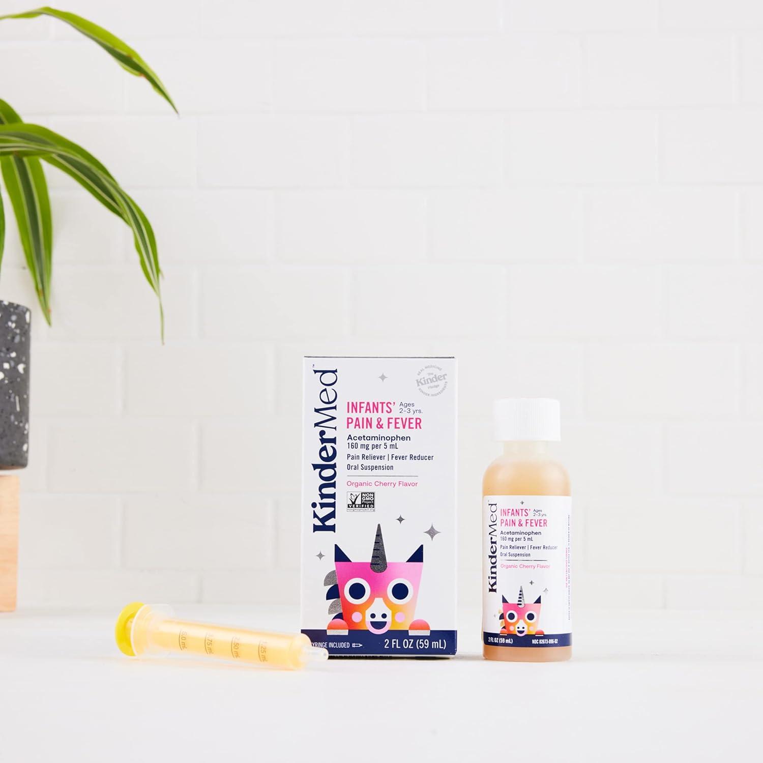 KinderMed Infants' Pain and Fever with Acetaminophen Baby Pain Reliever