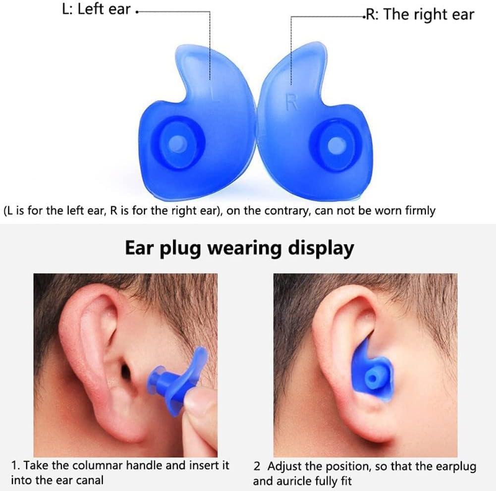 Daluci Swimming Ear Plugs Great Waterproof Ultra Comfy Earplugs Prevent Swimmer's Ear Set of 2