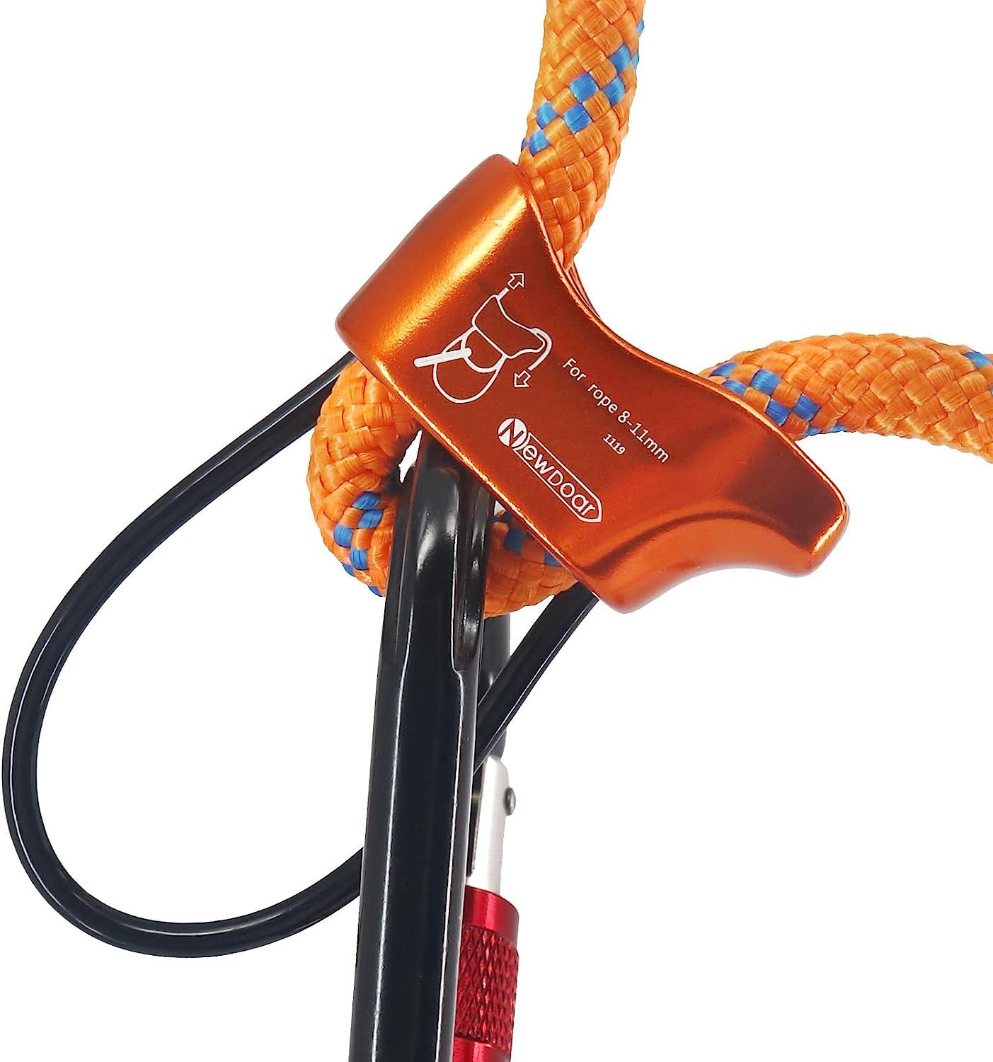NewDoar Climbing Abseiling Belay Device ATC Rappelling Descender 25KN V