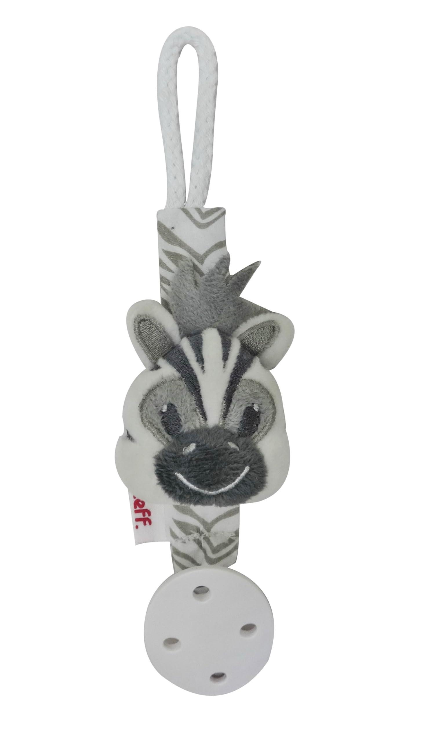 Steff Zebra Pacifier Chain - Stylish Safe & Durable Baby Accessory for ...