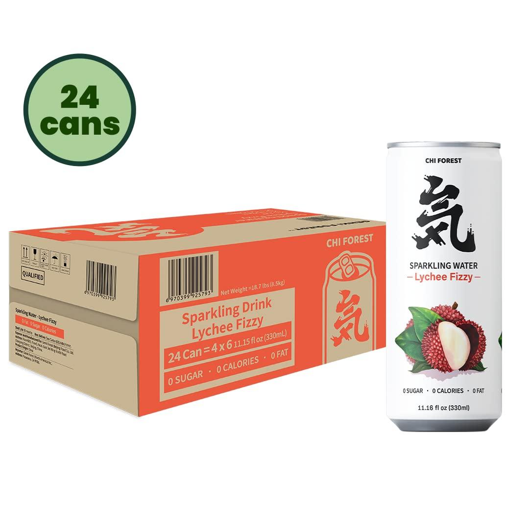 Lychee CHI FOREST Fizzy Lychee Sparkling Water 11.15 fl oz (Pack of