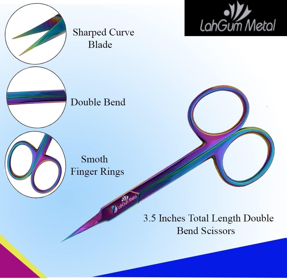 Best Pro Fingernail Cuticle Scissors Extra Fine Curved Super Russian Sharp  Thin Blade Tip For Nails Japanese Grade Stainless Steel Titanium Trim  Quality Professional Very Precision Manicure Tension