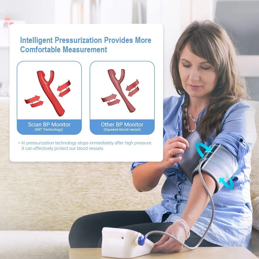 SCIAN Digital Blood Pressure Monitor Upper Arm USB Charging 90 Memory