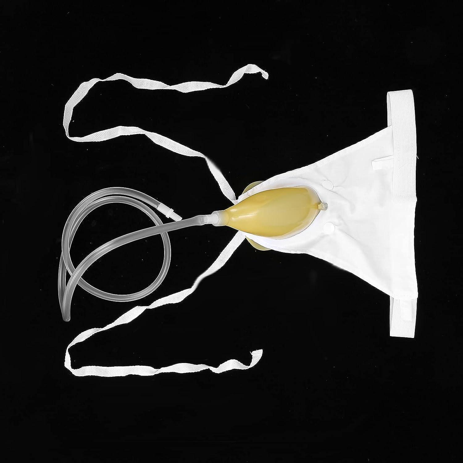 Female Urinal Pee Holder 1000ml Reusable Portable Urine Bag Collector