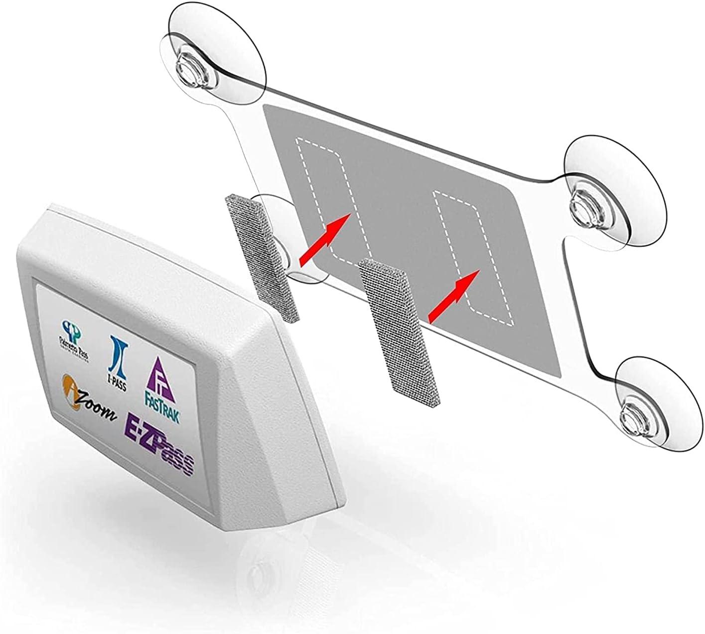 EZ Pass IPass Replacement Tag Holder Mounting Strips 3M Tape Fasteners. 1/2  Inch x 1 Foot.