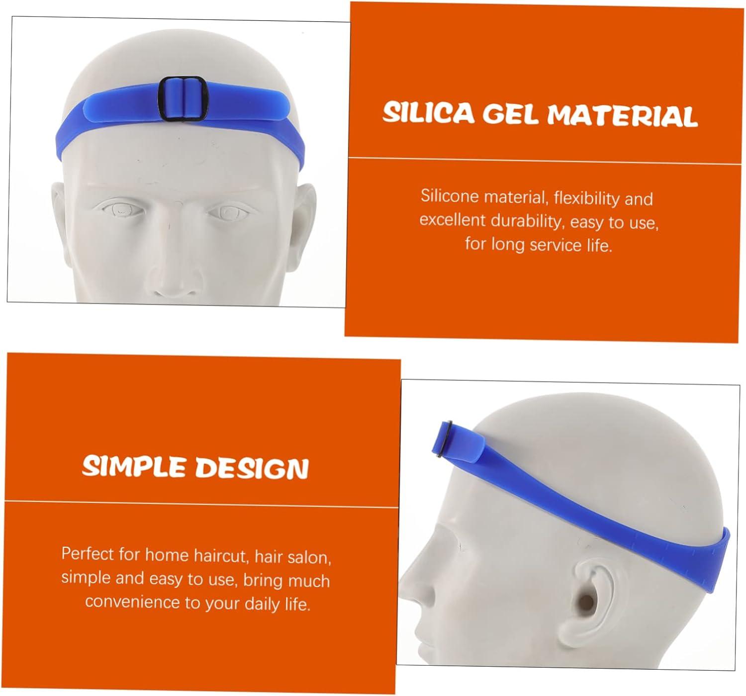 Ipetboom Hair Trimming Guide Haircut Shaving Template Hair Fade Guide  Headbands for Men Headbands Adjustable Fade Guide Curved Silicone Headband 