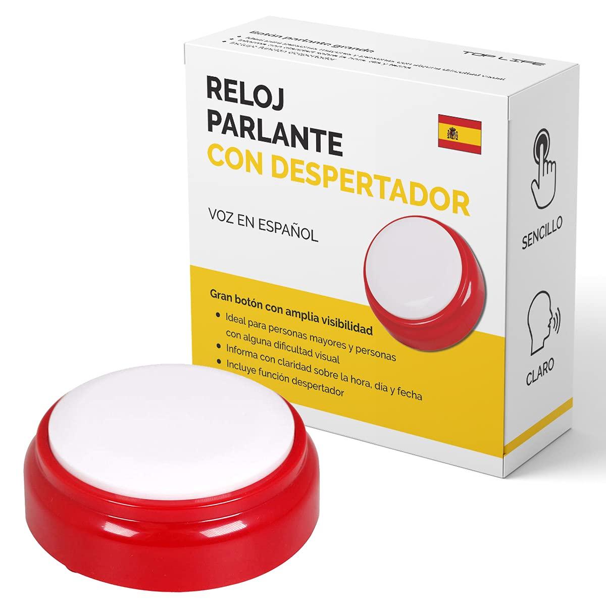 Spanish Talking Clock Reloj Parlante con Voz en Espaol Telling Time