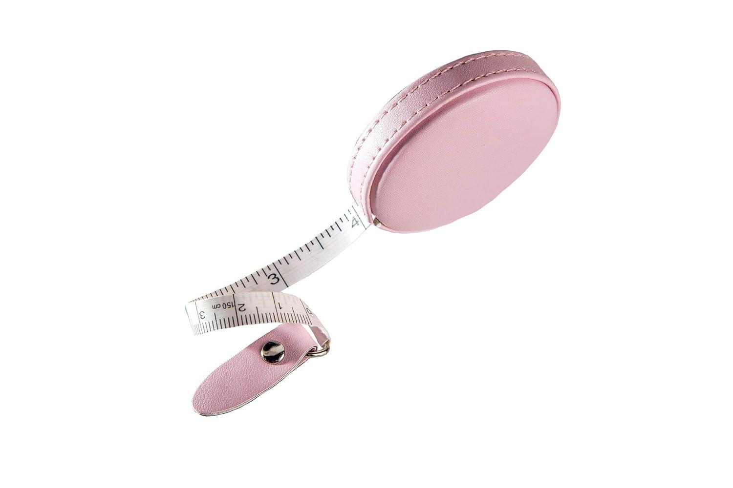 Measuring Tape for Body Fabric Sewing Tailor Cloth Knitting Home Craft Measureme *16pcs, Size: One size, Pink