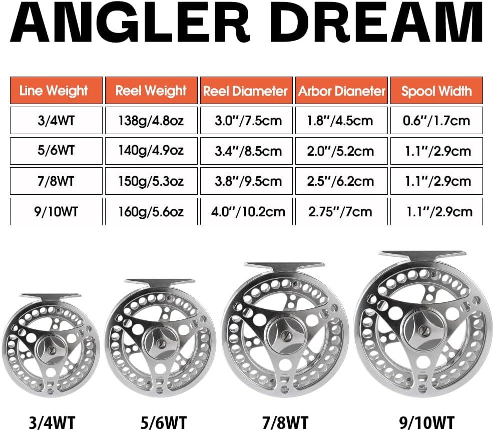 Angler Dream Fly Fishing Reel & Cord Combo - 3/4 5/6 7/8 9/10WT | CNC Milled Back Belayer | Buy Now with Express International Delivery | GoSupps.com Angler Dream Fly Fishing Reel & Cord Combo - 3/4 5/6 7/8 9/10WT | CNC Milled Back Belayer | Buy Now with Express International Delivery | GoSupps.com