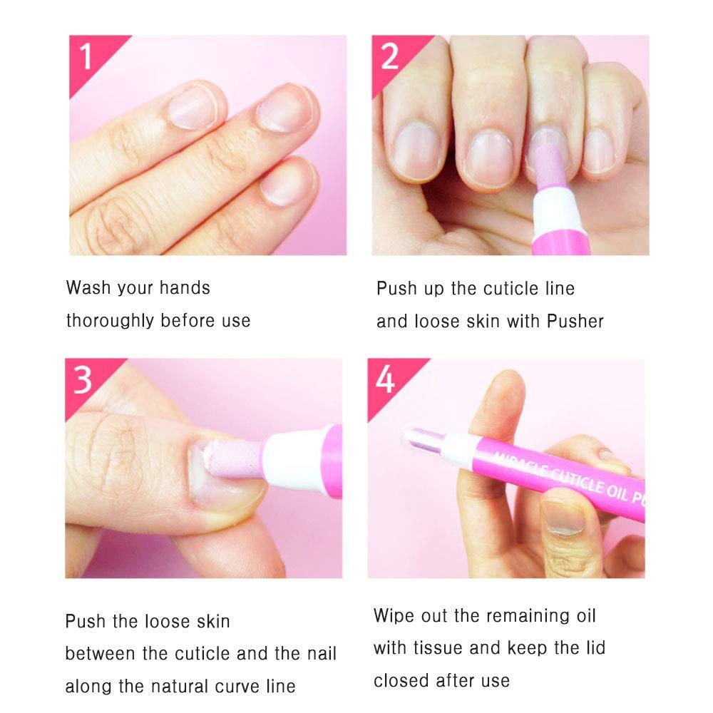 Miracle Finger Toe Nail Cuticle Remover Oil Pusher Cleaner