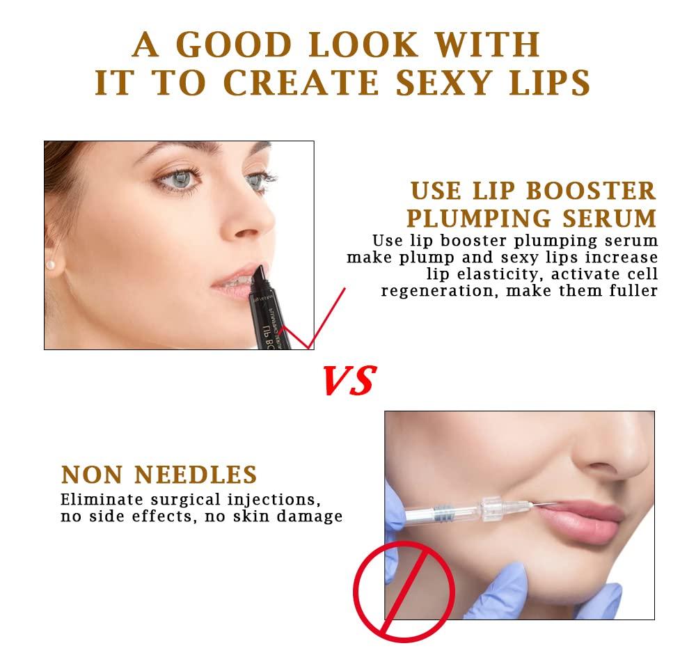 Collagen Lip Booster Plumping Serum Repair Lip Line AntiWrinkle Plump