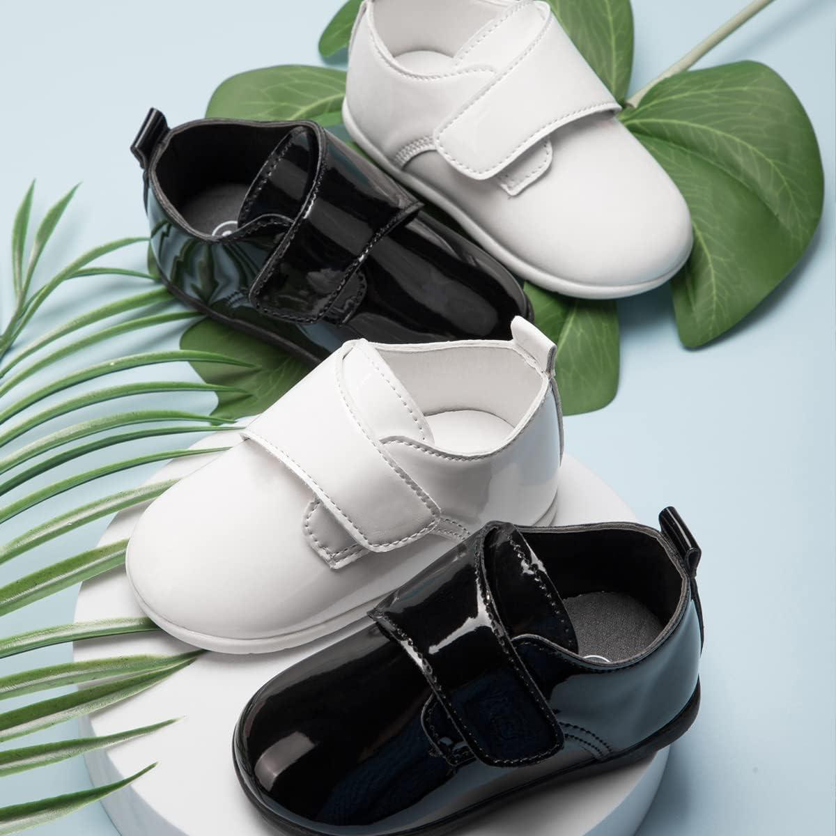 Infant Baby Boys Girls PU Leather Loafers | Toddler Oxford Dress Shoes 3-6  Months | Black | Buy Now with Express International Delivery | GoSupps.com