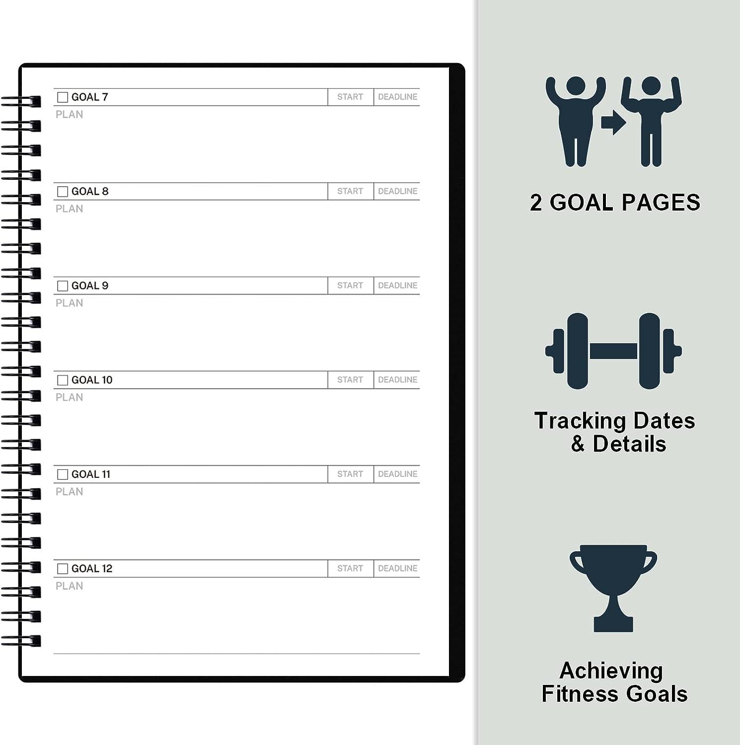 Fitness Journal Printable Page, Weekly Workout Planner Template
