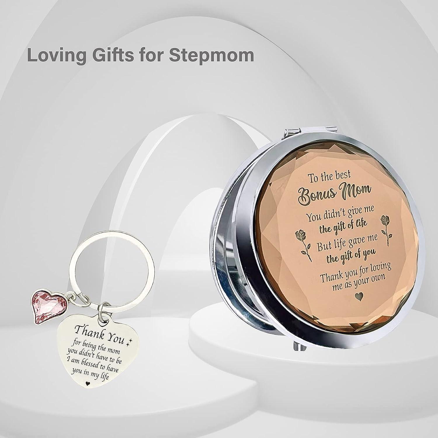 MALLAbyLAMMA Stepmom Gift Set: Compact Mirror Keychain Bonus