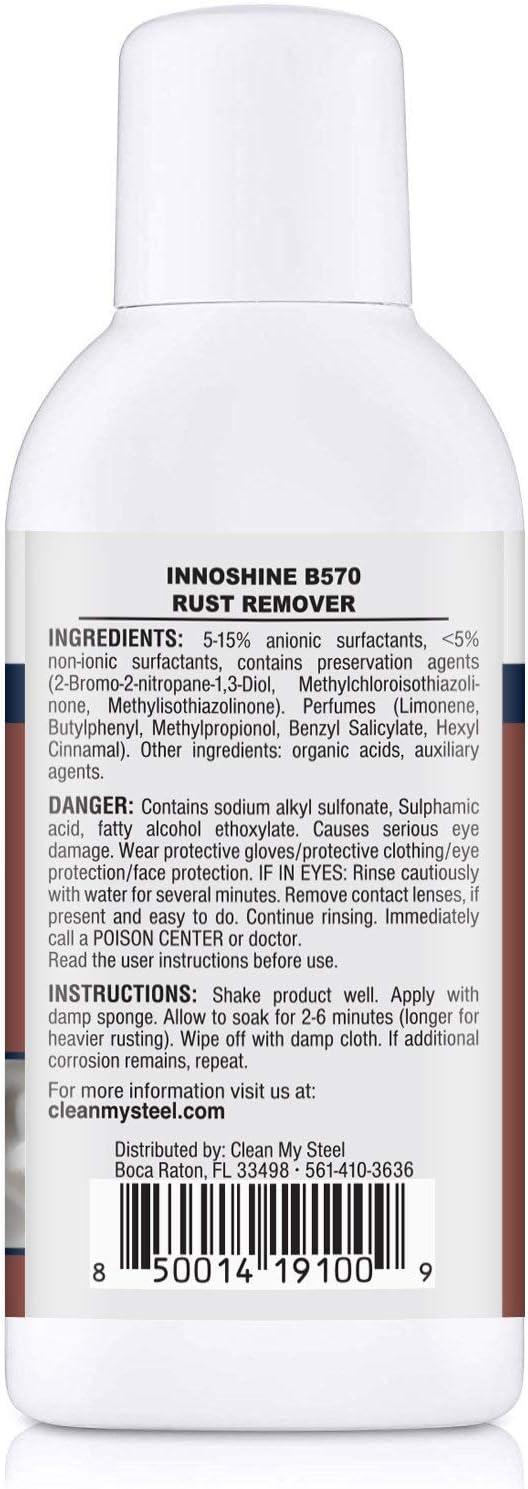 CLEAN MY STEEL Premium Stainless Steel Cleaner & Rust Remover 4 oz