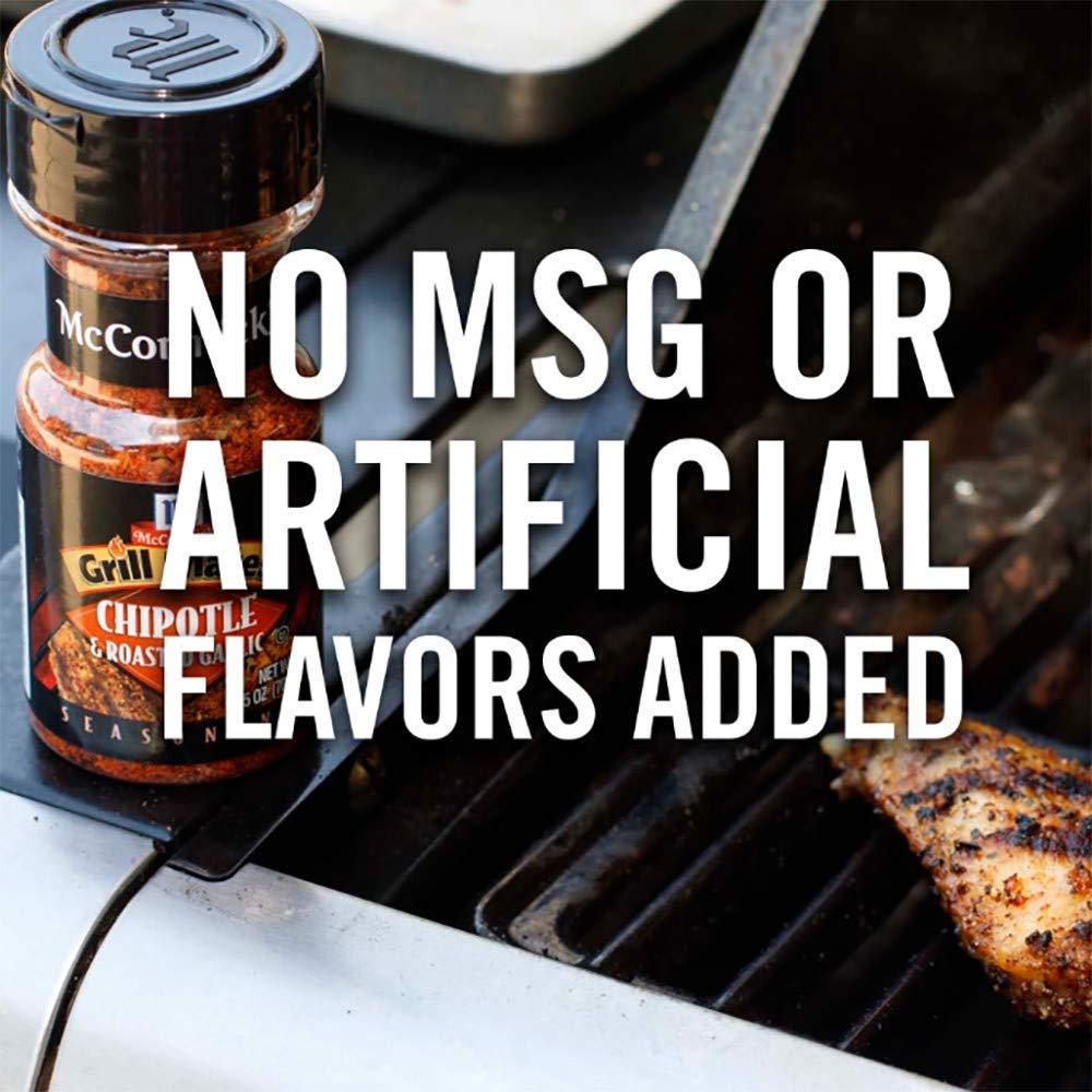 McCormick Grill Mates Chipotle & Roasted Garlic Seasoning, 2.5 OZ (Pack 3)