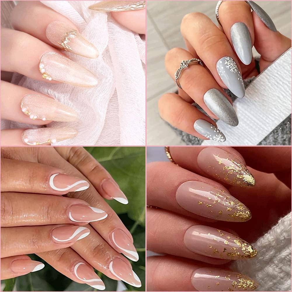 What's your favorite nail shape? I'd say I'm always a “short almond” girlie  #nailshapes #almondnails #stilletonails #coffinn... | Instagram