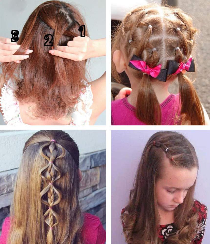 22 Easy Rubber band Hairstyles For Kids - The Glossychic | Kids hairstyles,  Natural hairstyles for kids, Kids curly hairstyles